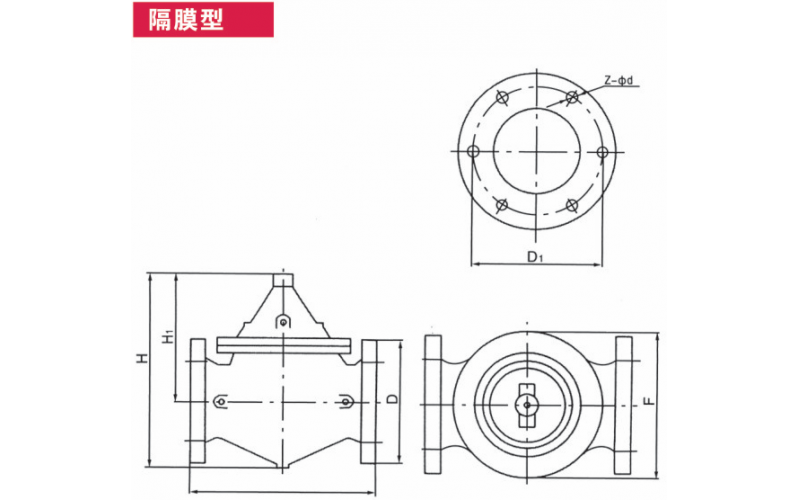 尤比斯水力控制閥門(mén)外形尺寸說(shuō)明